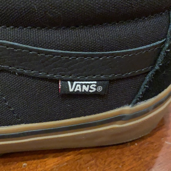BARELY WORN VANS - black high tops - Picture 3 of 6